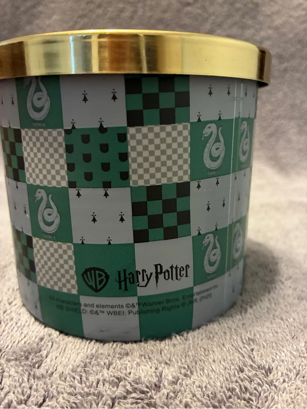 Harry Potter Slytherin Green & Gold Reptile Habitat Accent